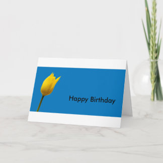 Carte bleue de Yellow Tulip