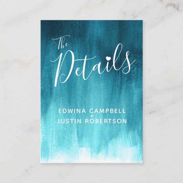 carte bleue verte (Devant)