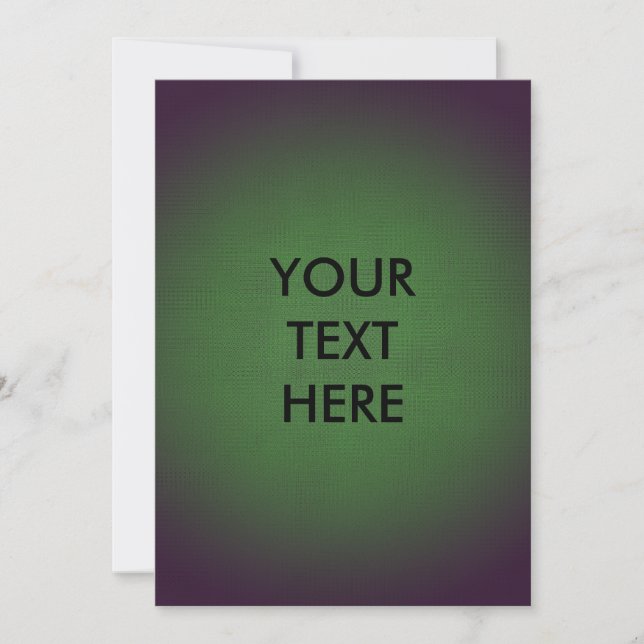Carte bleue verte Futuriste Grunge Vignette (Devant)