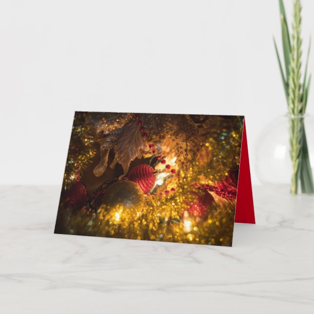 Carte Bling de Noël (Devant)