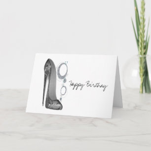 Carte Bling et Super Stiletto Shoe Art