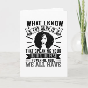 Carte BLM - Dire votre vérité est puissant