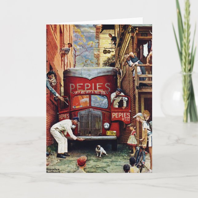 Carte Bloc routier par Norman Rockwell (Devant)