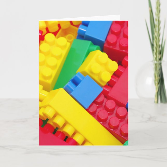 Carte Blocs constitutifs colorés (Devant)