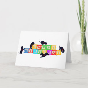 Carte Blocs d'anniversaire Scottie
