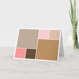 Carte Blocs de couleurs de coquillage