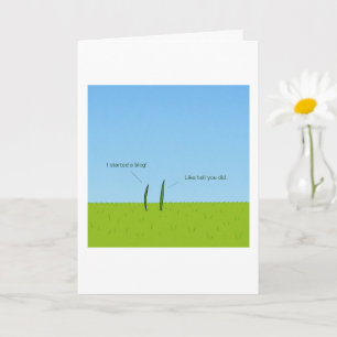 Carte Blog Funny Grass Blades