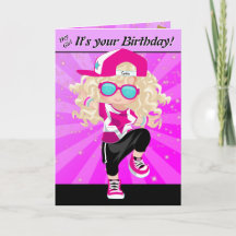 Blonde Girls Hip hop Joyeux anniversaire