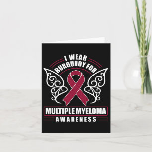 Carte Blood Cancer I Wear Burgundy