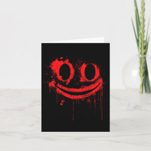 Carte Bloody Halloween Costume I Blood Splatz Sourire