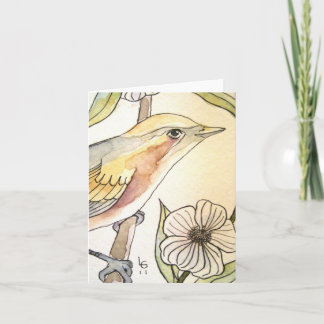 Carte blossom bird no. 1 note card