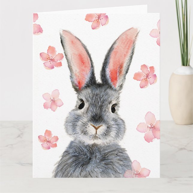 Carte Blossom Bunny (Devant)