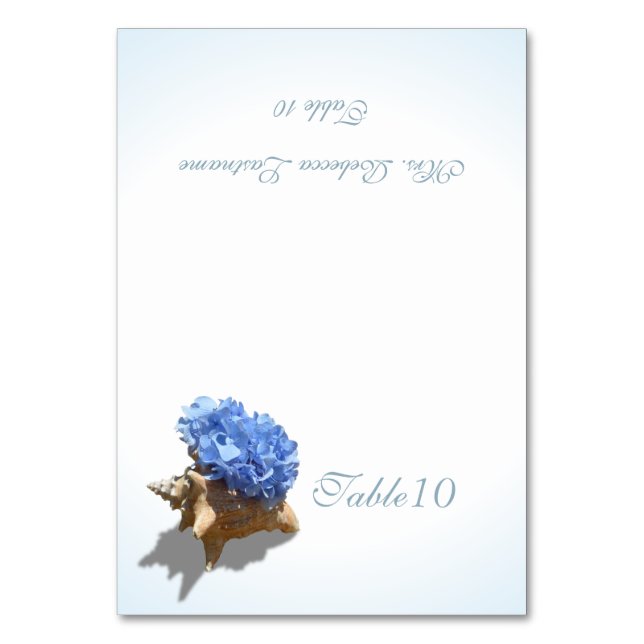 Carte Blue Hydrangea Sea Shell Place (Par défaut)