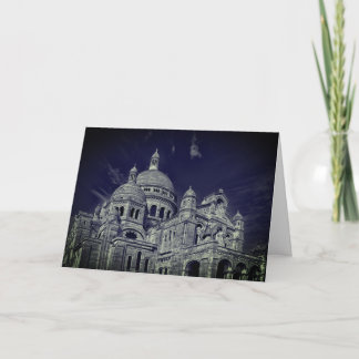 Carte Blue Sacré Coeur Paris Europe Travel