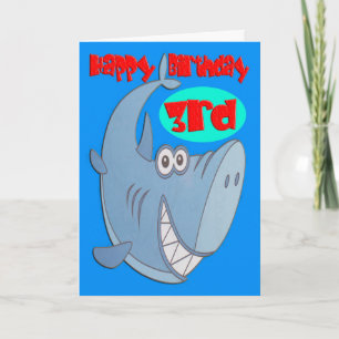 Carte Blue Shark 3e anniversaire