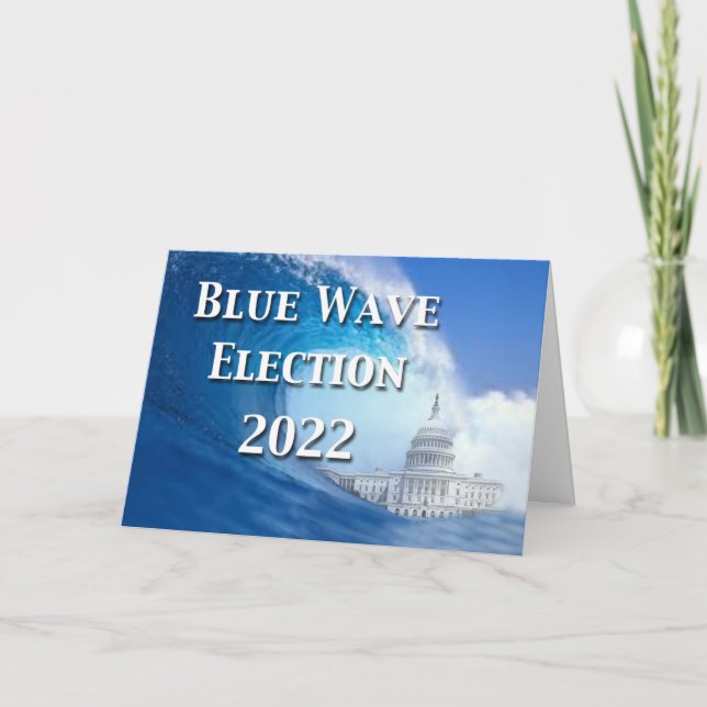 Carte Blue Wave Election 2022 (Devant)