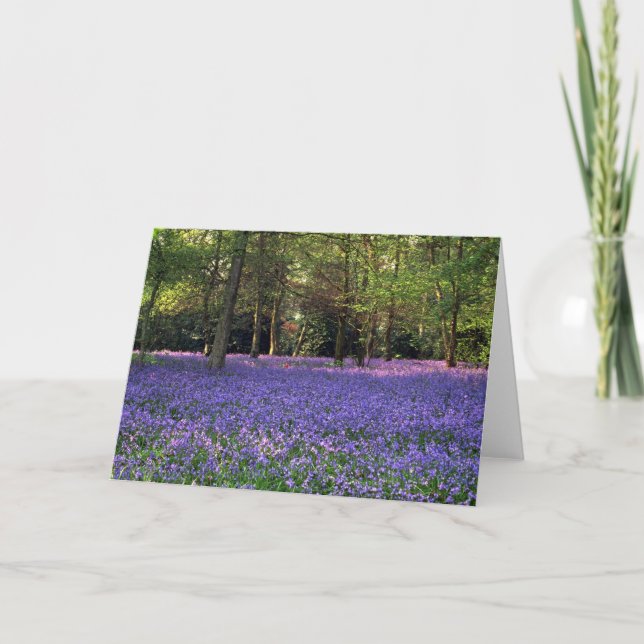 Carte Bluebell Woods, Angleterre (Devant)