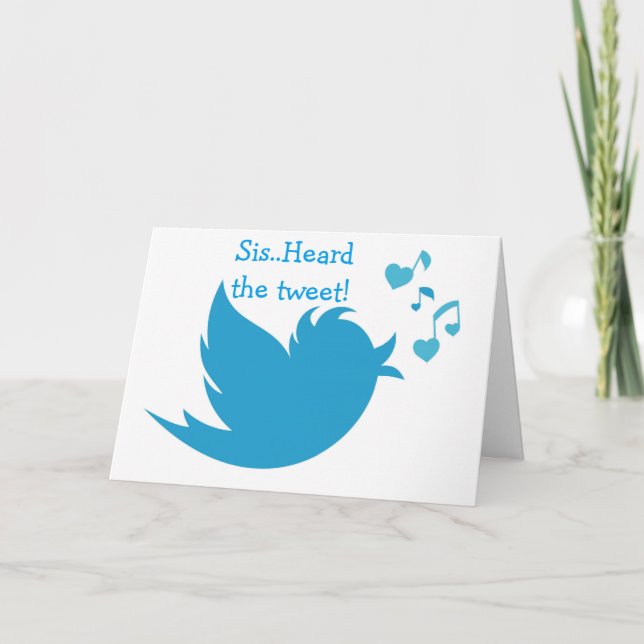 CARTE BLUEBIRD OF HAPPINESS TWEETE L'ANNIVERSAIRE DE SOE (Devant)