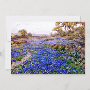 Carte Bluebonnets à Twilight, au nord de San Antonio