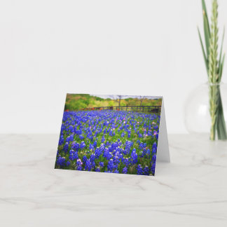 Carte Bluebonnets de Texas