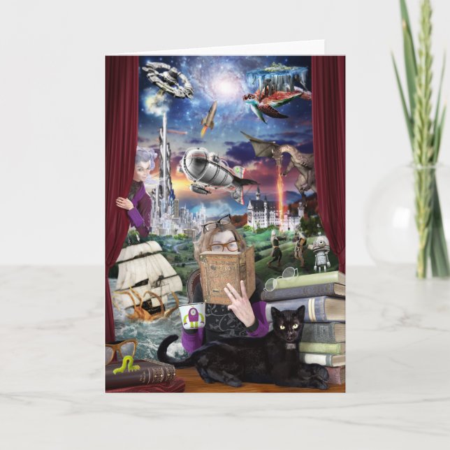 Carte Bluegate I love Livres (Devant)