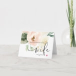 Carte Blush Flowers Happy First Birthday As My Wife Gift<br><div class="desc">This cute happy birthday as my Wife Card,  is a fun way to celebrate your new Wife's birthday!</div>