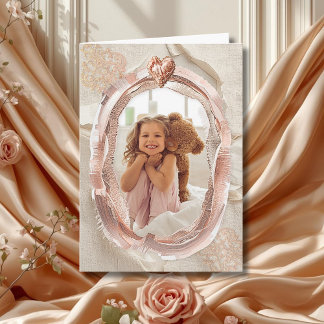 Carte Blush Heirloom Heart Photo Frame Loving