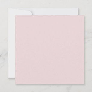 Carte Blush Rose Poudre Couleur Uni