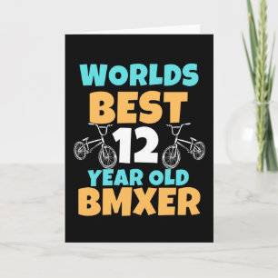 Carte BMX 12 Year Old Birthday Party Costume