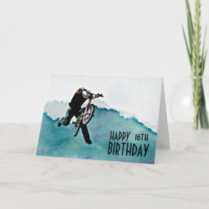 Carte BMX Freestyle Bicycle Stunt