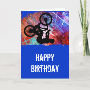 Carte BMX sur Rusty Grunge