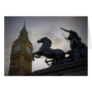 Carte Boadicea Statue-Elizabeth Tower-Londres