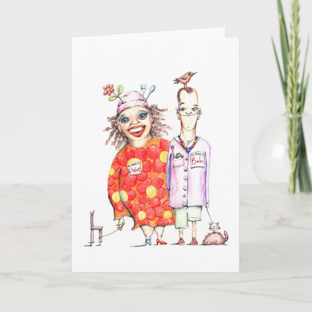 Carte Bob and Claire de Lune greeting card (Devant)