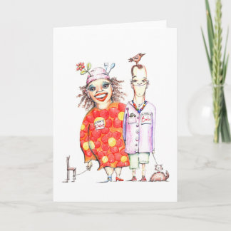 Carte Bob and Claire de Lune greeting card