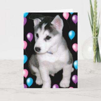 Carte Bob et ballons