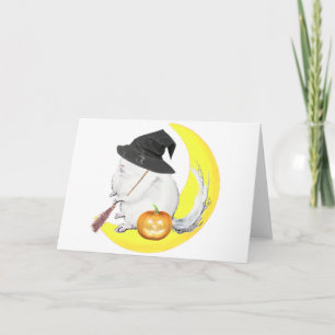 Carte Bobo the chinchilla halloonween