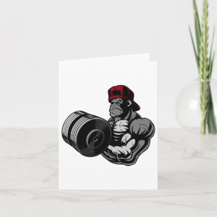 Carte Bodybuilding Gorilla Gym Force entraînement entraî