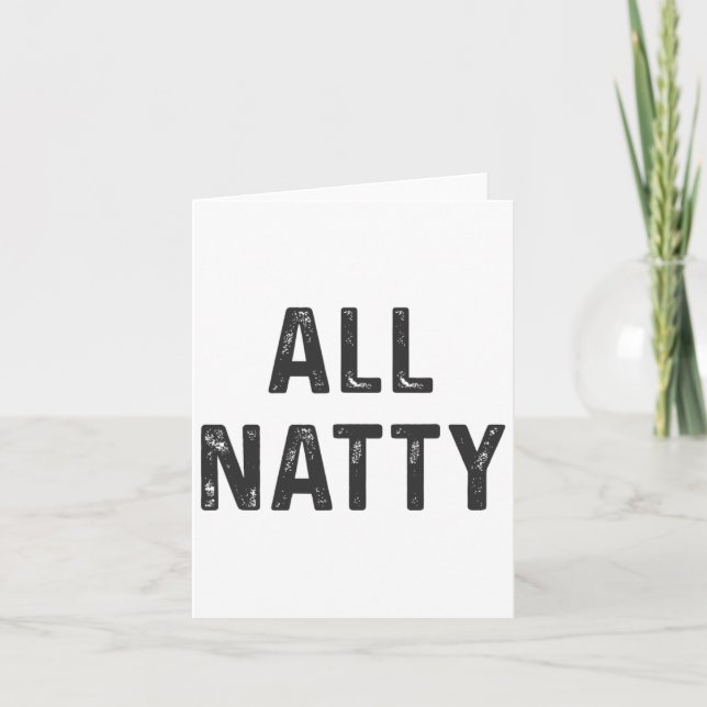 Carte Bodybuilding naturel Funny Body Builder All Natty (Devant)