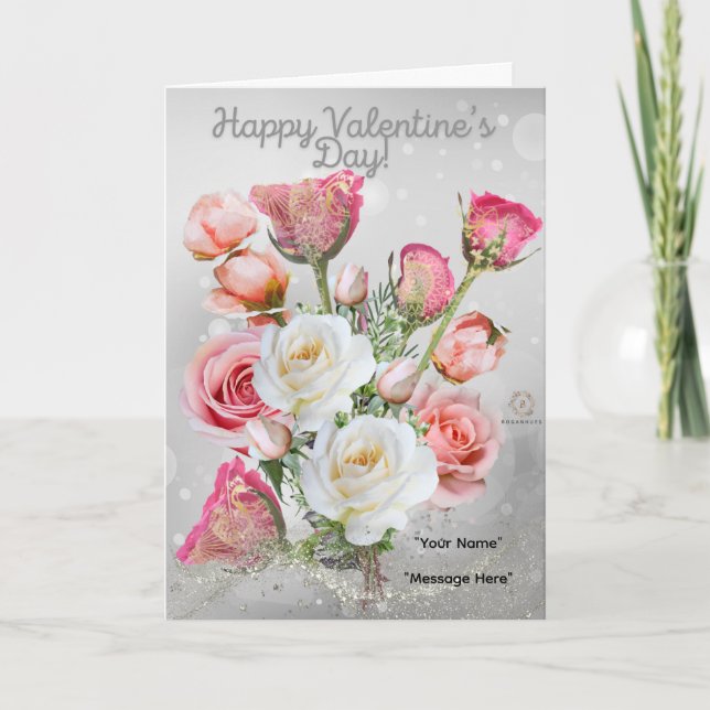 Carte Boganhues Print Luxe Velentine Card (Devant)