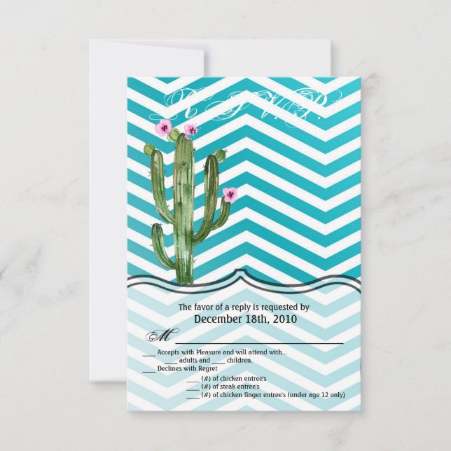 Carte Boho Cactus Cactus Cactus Succulent Bo (Devant)