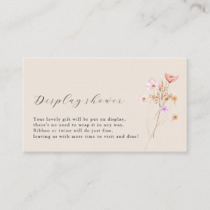 Carte Boho Display Shoot