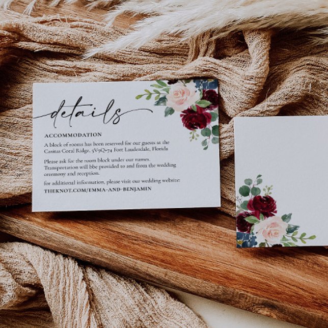 Carte Boho Floral Mariage (Créateur téléchargé)