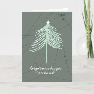 Carte Boho Joyeux Noël / Nouvel An