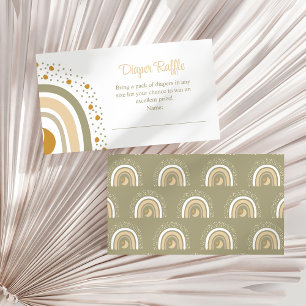 Carte Boho Neutral Arc-en-Ciel Raffin