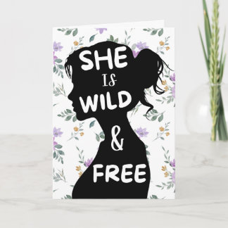 Carte Boho Whimsical Greeting Card