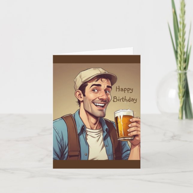 Carte Boire de bière (Devant)