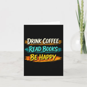 Carte Boire du café lire des livres être heureux vie sim