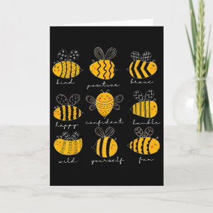 Carte Bois gentil positif courageux heureux confiant hum
