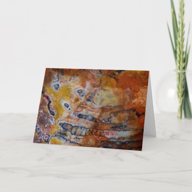 Carte Bois Pétrifié Brun (Devant)