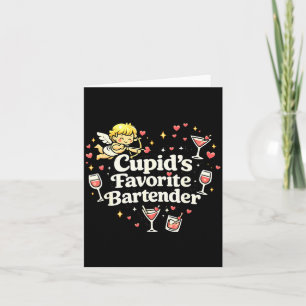 Carte Boisson de la Saint-Valentin drôle du barman favor